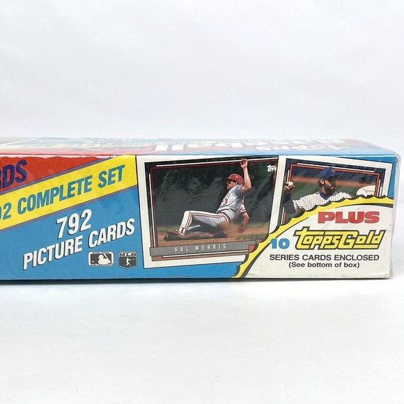 Topps MLB Major League Baseball 1992 Complete Set 792 Cards Factory Sealed Box - Picture 8 of 9